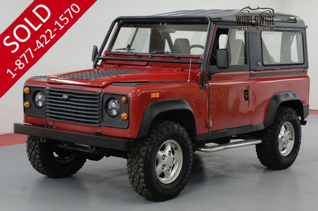 1994 LAND ROVER DEFENDER 90 NAS PORTOFINO RED 125K MILES