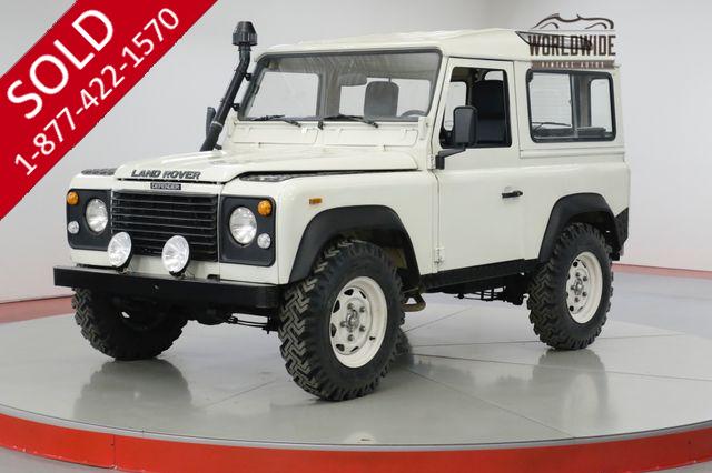 1991 LAND ROVER  DEFENDER 90 SANTANA DIESEL! 5 SPEED. DRY! SNORKEL. LHD. 