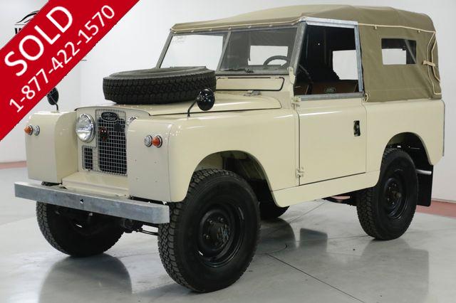 1964 LAND ROVER IIA RARE. RESTORED SOFT TOP NEW PAINT & INTERIOR 