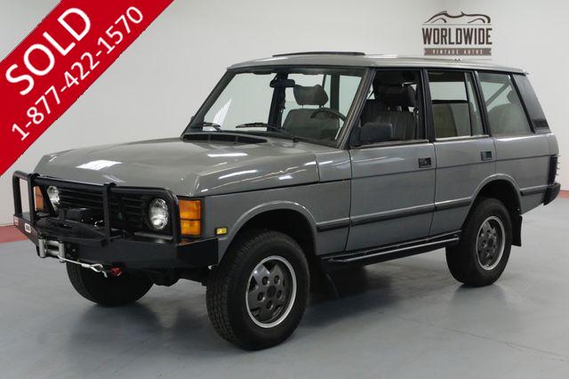 1992 LAND ROVER RANGE ROVER HEAVILY MAINTAINED! CUSTOM. V8 AUTO AC.