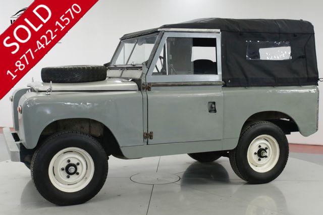 1966 LAND ROVER SERIES 88 IIA CONVERTIBLE. NEW TOP! 35K ORIGINAL MILES 