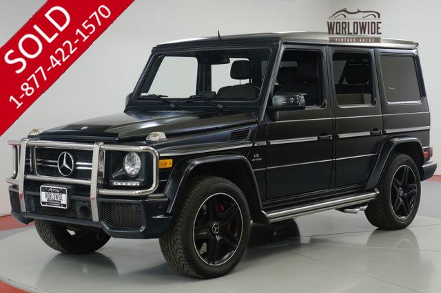 2014 MERCEDES BENZ G 63 SUPER LOW MILES RARE MATTE BLACK EXTERIOR 