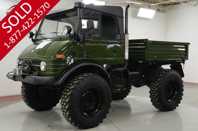 1979 MERCEDES-BENZ UNIMOG 406 DIESEL PORTAL AXLES WINCH UNSTOPPABLE 