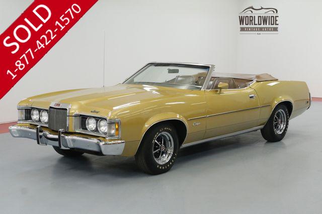 1973 MERCURY COUGAR XR-7   RX-7 CONVERTIBLE 351CJ 4 SPEED
