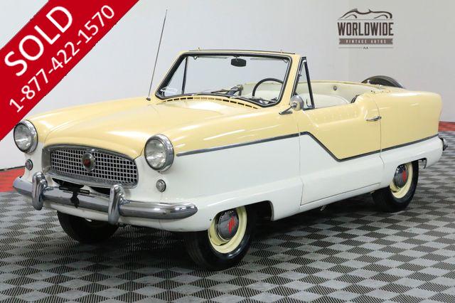 1960 METROPOLITAN NASH CONVERTIBLE TWO TONE 4 CYLINDER MUST SEE