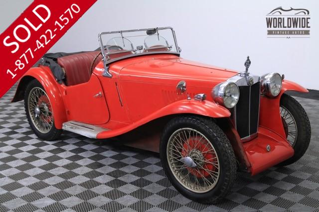 1935 MG Barn Find All Original for Sale