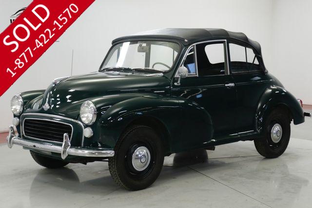 1967 MORRIS MINOR 1000 RARE CONVERTIBLE PERFECT FOR THE SUMMER