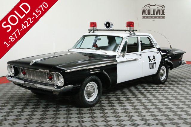 1962 PLYMOUTH BELVEDERE POLICE CAR COLLECTOR SHOW WINNER V8