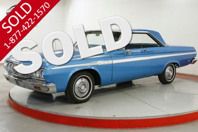 1964 PLYMOUTH FURY V200 COUPE 1 OWNER 318 PUSH BUTTON AUTO