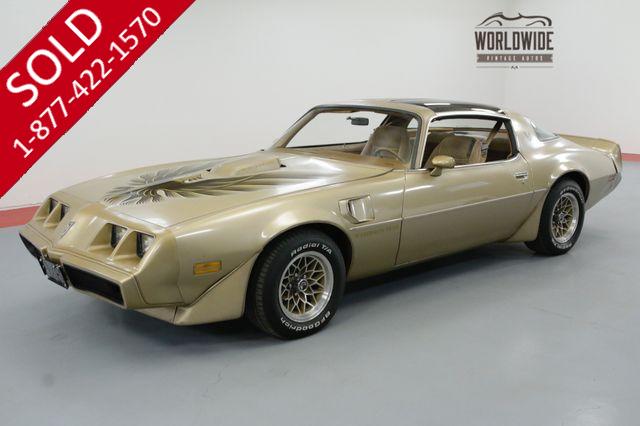 1979 PONTIAC FIREBIRD TIME CAPSULE. 6.6 V8 T-TOP AC BUILD SHEET