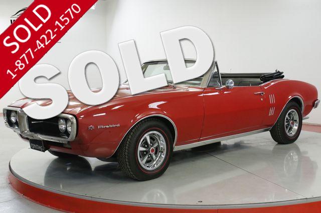 1967 PONTIAC  FIREBIRD CONVERTIBLE V8 AUTO PS PB REDLINE RADIALS