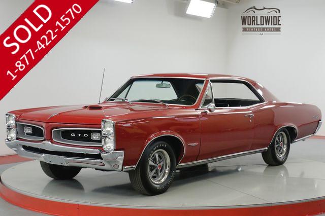 1966 PONTIAC GTO 389 TRI-POWER V8. RESTORED. SHOW 