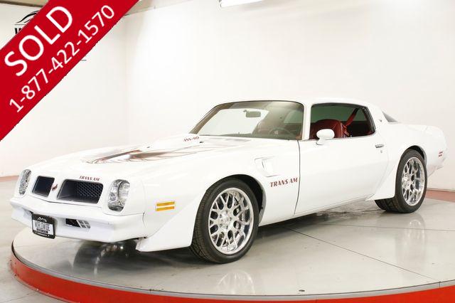 1976 PONTIAC TRANS AM 455 FUEL INJECTED V8 5SPD PRO TOURING AC