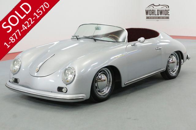1957 PORSCHE SPEEDSTER HIGH END BUILD 163 MILES 4 WHEEL DISC 1600CC