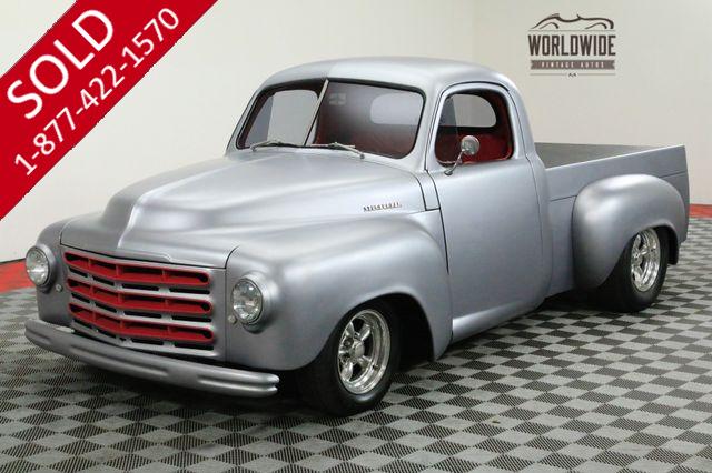 1952 STUDEBAKER TRUCK 2R RESTOMOD TRUCK AC RESTORED. SHOW