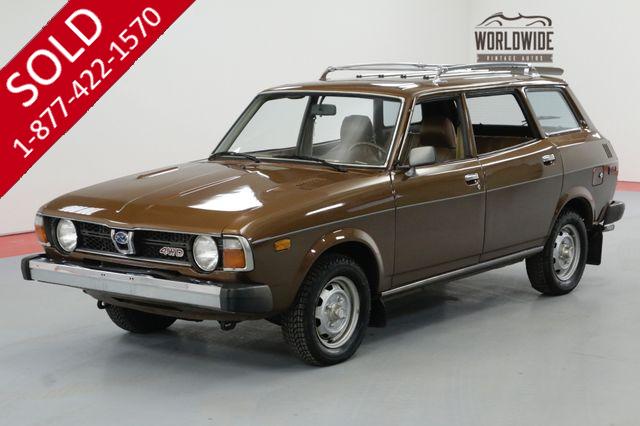1979 SUBARU DL WAGON SOLD PRE VIP