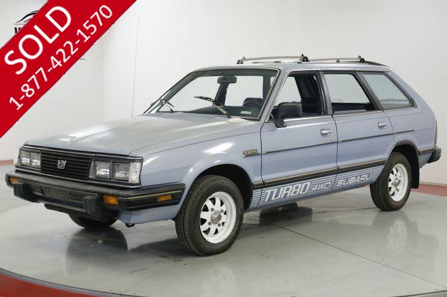 1983 SUBARU  GL  TURBO WAGON 4WD CA CAR LOW MI AC COLLECTOR