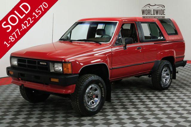 1986 TOYOTA 4RUNNER ORIGINAL LOW MILES MANUAL COLLECTOR GRADE