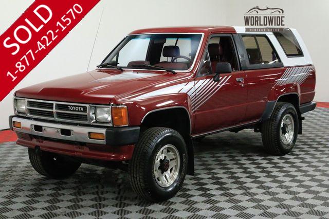 1987 TOYOTA 4RUNNER EFI SR5 COLLECTOR GRADE LOW MILES MANUAL