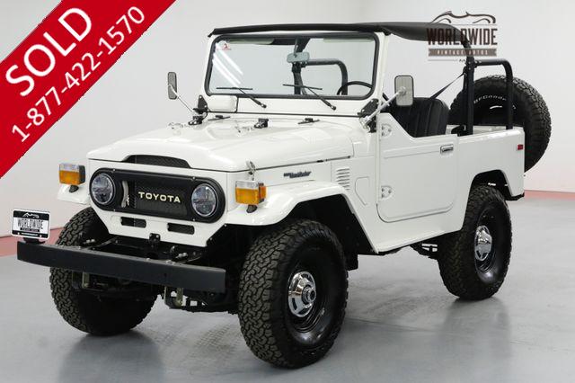 1978 TOYOTA FJ40 RESTORED 4.0L FUEL INJECTED TOYOTA MOTOR