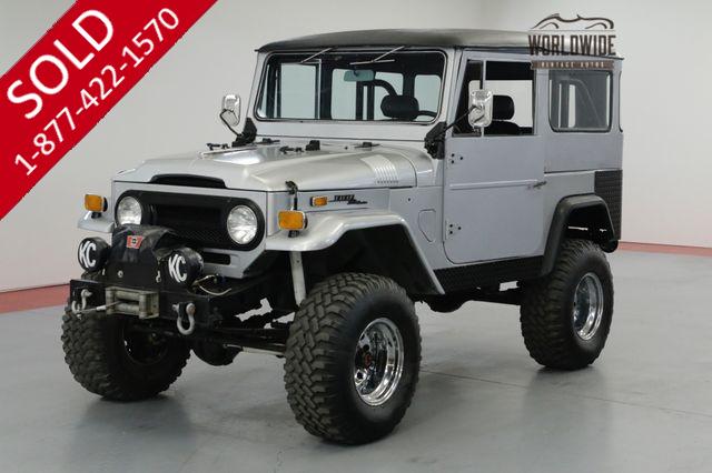 1971 TOYOTA FJ40 LIFTED 4X4. 4-WHEEL DISC 2F MOTOR. TWO TOPS! 