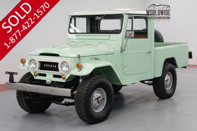 1963 TOYOTA FJ45 LAND CRUISER SHORT BED HIGH DOLLAR COLLECTOR