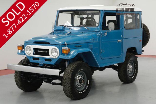 1978 TOYOTA LAND CRUISER FJ40 FRAME OFF RESTORATION RARE COLOR COLLECTOR