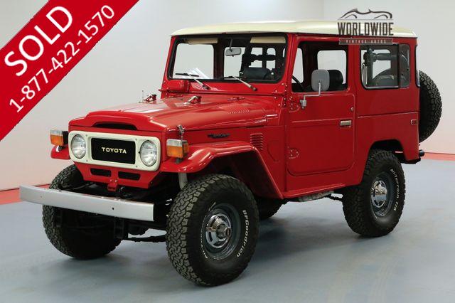 1979 TOYOTA LAND CRUISER FJ40 EXTENSIVE RESTORATION FJ45 FJ55 FJ60