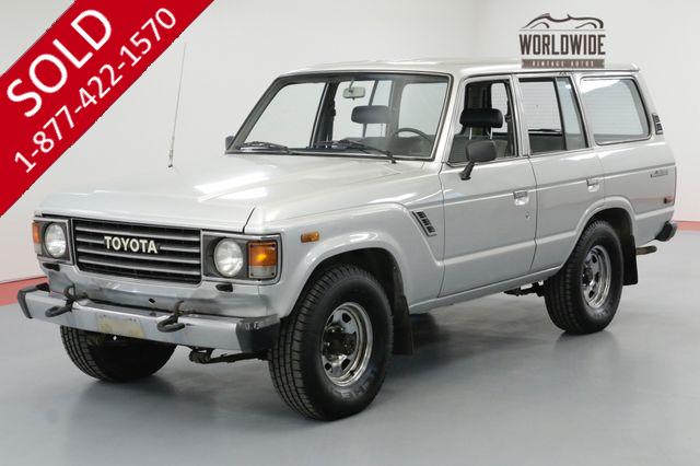 1987 TOYOTA LAND CRUISER FJ60. CA TRUCK SINCE NEW. 5K MILES! AC!