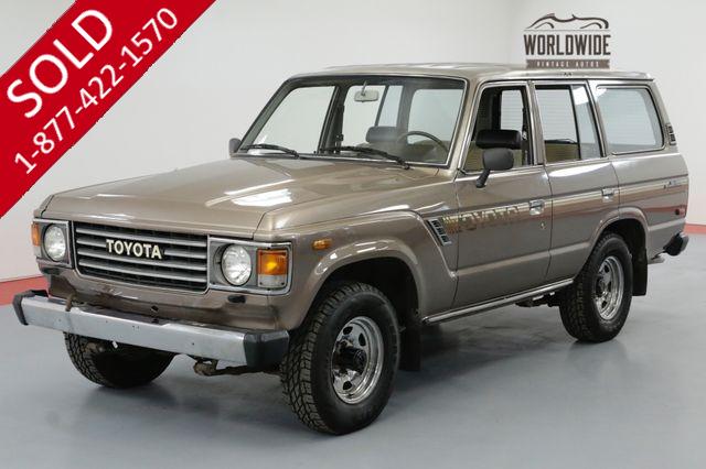 1985 TOYOTA LAND CRUISER FJ60. 1 OWNER! 48K ORIGINAL MILES! COLLECTOR