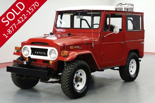 1970 TOYOTA LAND CRUISER FJ40. RESTORED. DRIVER. 4x4. CONVERTIBLE. 
