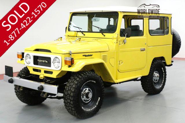 1980 TOYOTA LAND CRUISER FJ40. FRAME OFF RESTORED. FACTORY HARDTOP. 