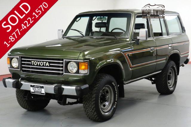 1986 TOYOTA LAND CRUISER FJ60/62 RESTORED COLLECTOR. 4x4. AC GORGEOUS 