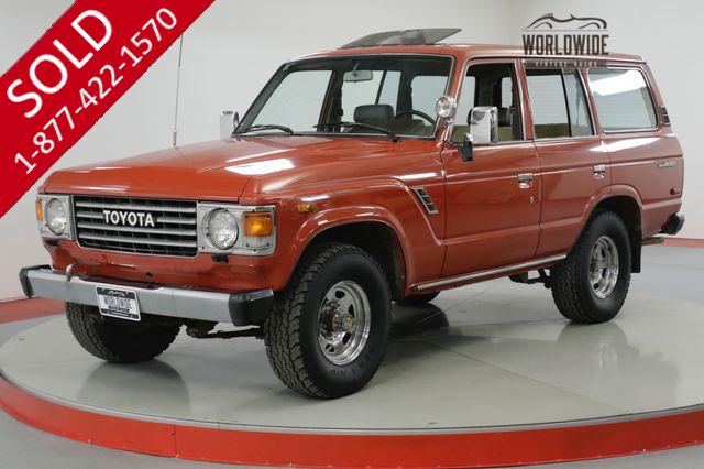 1984 TOYOTA LAND CRUISER FJ60 COLLECTOR GRADE LOW MILES 2 OWNR CO CAR 