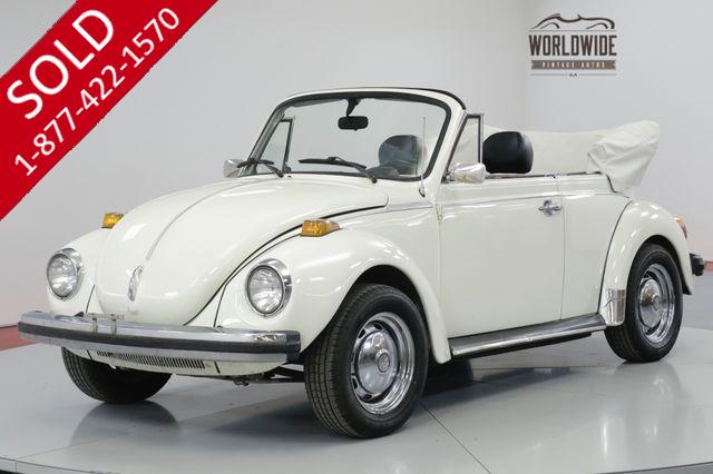1977 VOLKSWAGEN BEETLE BUG. CONVERTIBLE. COLLECTOR. 42K ORIGINAL! (VIP)