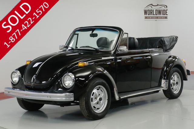 1979 VOLKSWAGEN BEETLE CONVERTIBLE BUG. 55K MILES. RARE 1 of 900! (VIP)