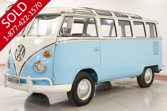 1975 VOLKSWAGEN KOMBI CHROME LUXO TRIM MANUAL 23 WINDOWS MICRO BUS