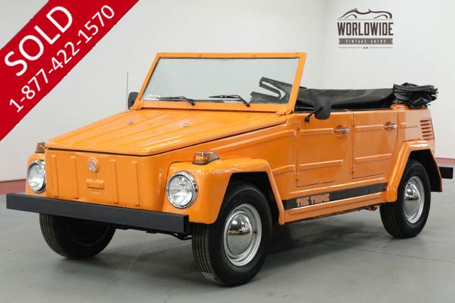 1973 VOLKSWAGEN THING  DRY TEXAS CONVERTIBLE. RARE. 44K MILES! 
