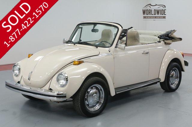 1979 VOLKSWAGON BEETLE CONVERTIBLE PRISTINE!