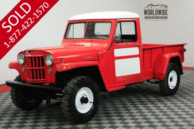 1955 WILLYS PICKUP 1/2 TON 235CID INLINE 6 CYL. 12 VOLT 4X4