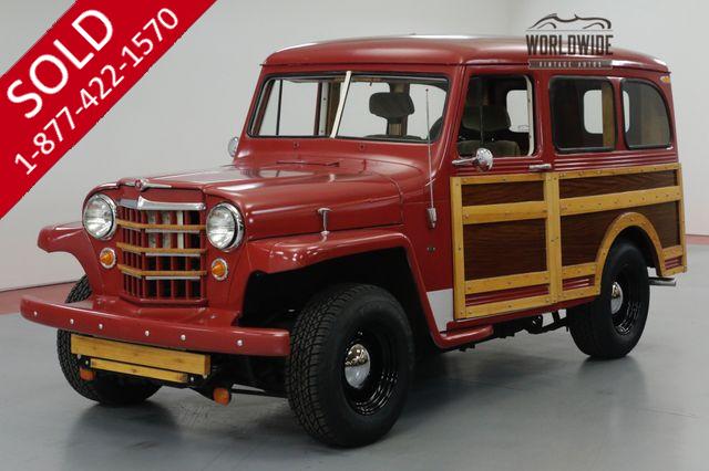 1950 WILLYS WAGON WOODY. CUSTOM. TOYOTA DRIVE TRAIN. MUST SEE!