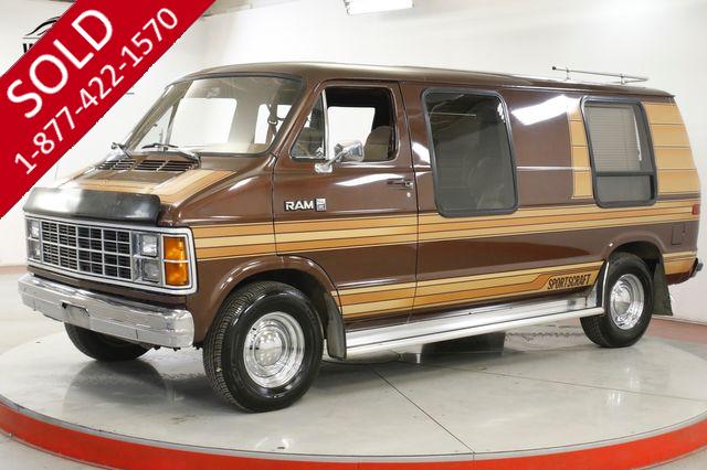 1982 DODGE  VAN 2500 SPORTSCRAFT ORIGINAL TIME CAPSULE AC 