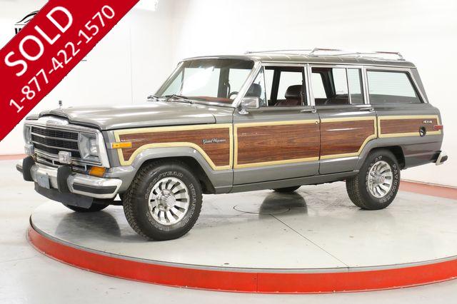 1987 JEEP GRAND WAGONEER EXTREMELY LOW MILES 5.9L V8 AUTO POWER 