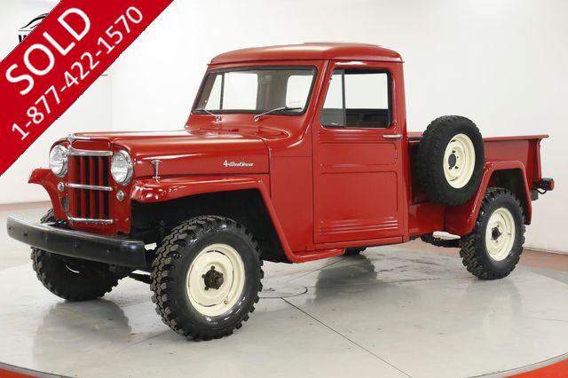1960 JEEP WILLYS RESTORED REBUILT HURRICANE 6 CYLINDER 4x4